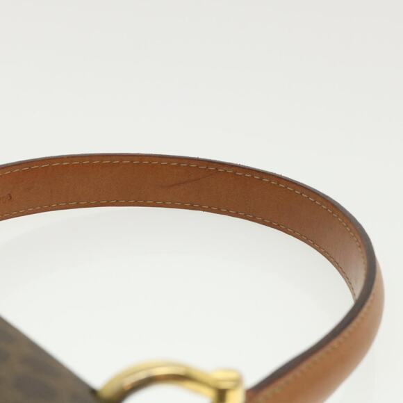 CELINE Macadam Canvas Hand Bag Pvc Leather Brown - Picture 7 of 16